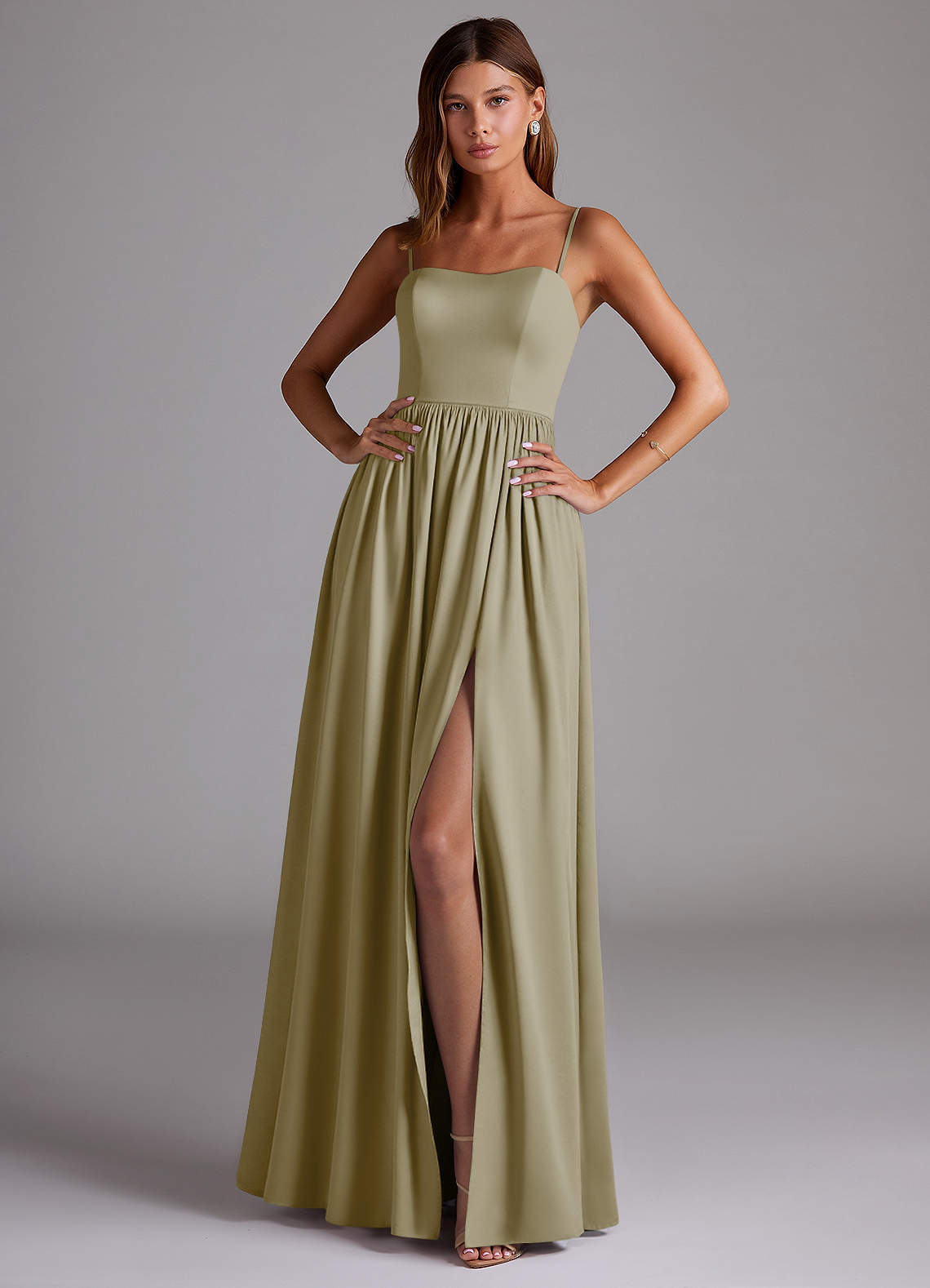elyessen Calianna Black A-Line Off the Shoulder Stretch Satin Convertible Dress 1