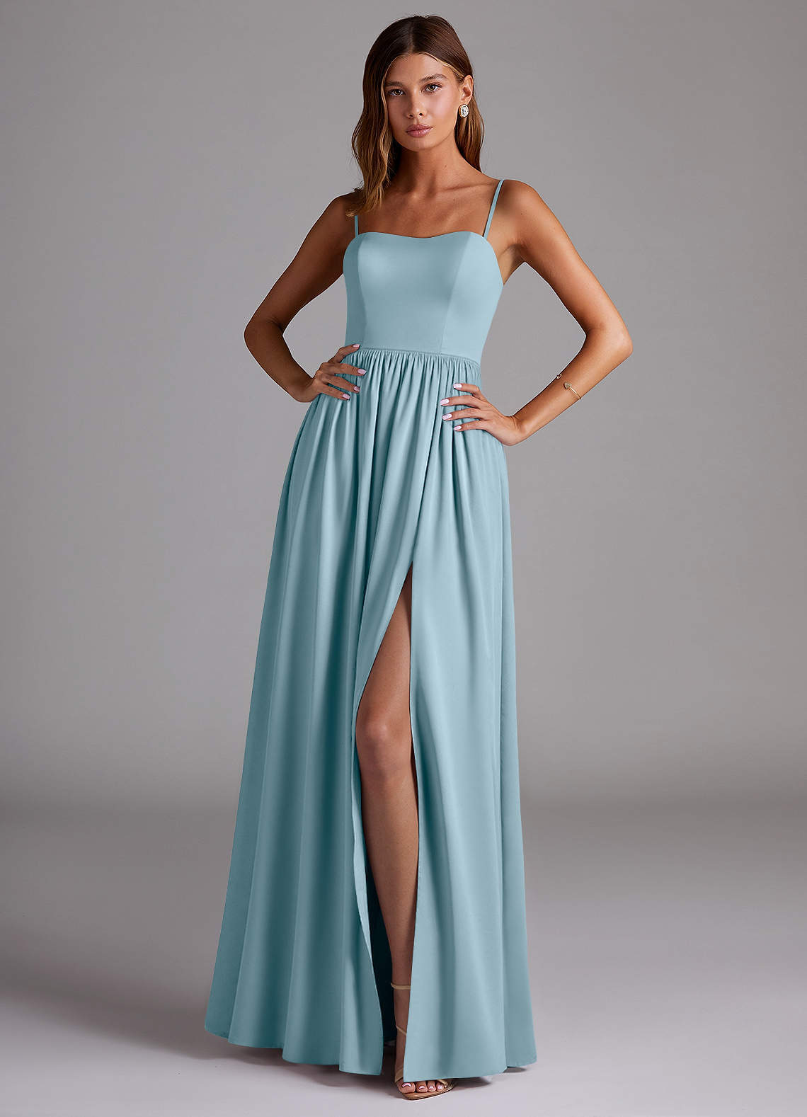elyessen Calianna Black A-Line Off the Shoulder Stretch Satin Convertible Dress 8