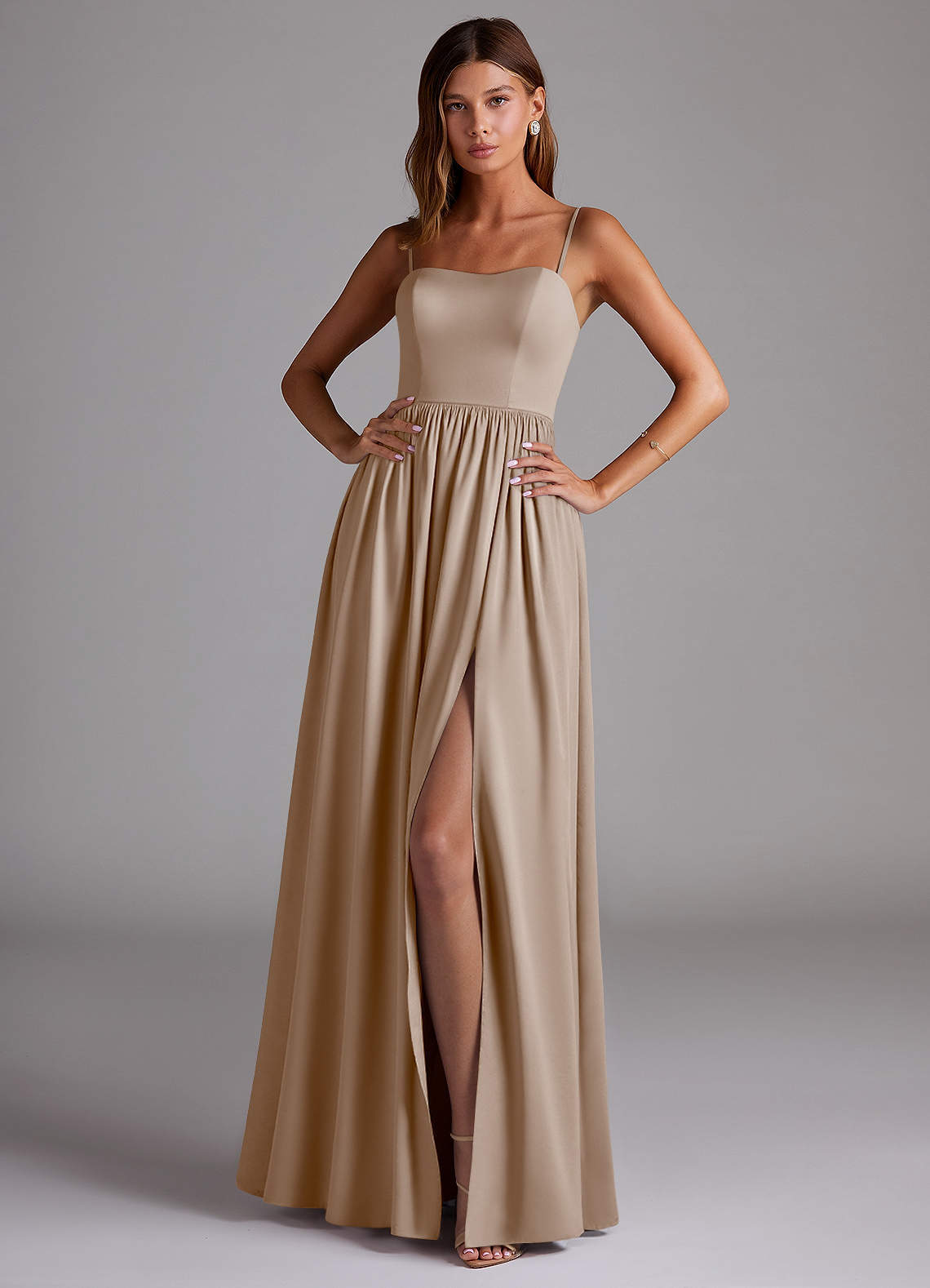 elyessen Calianna Black A-Line Off the Shoulder Stretch Satin Convertible Dress 7
