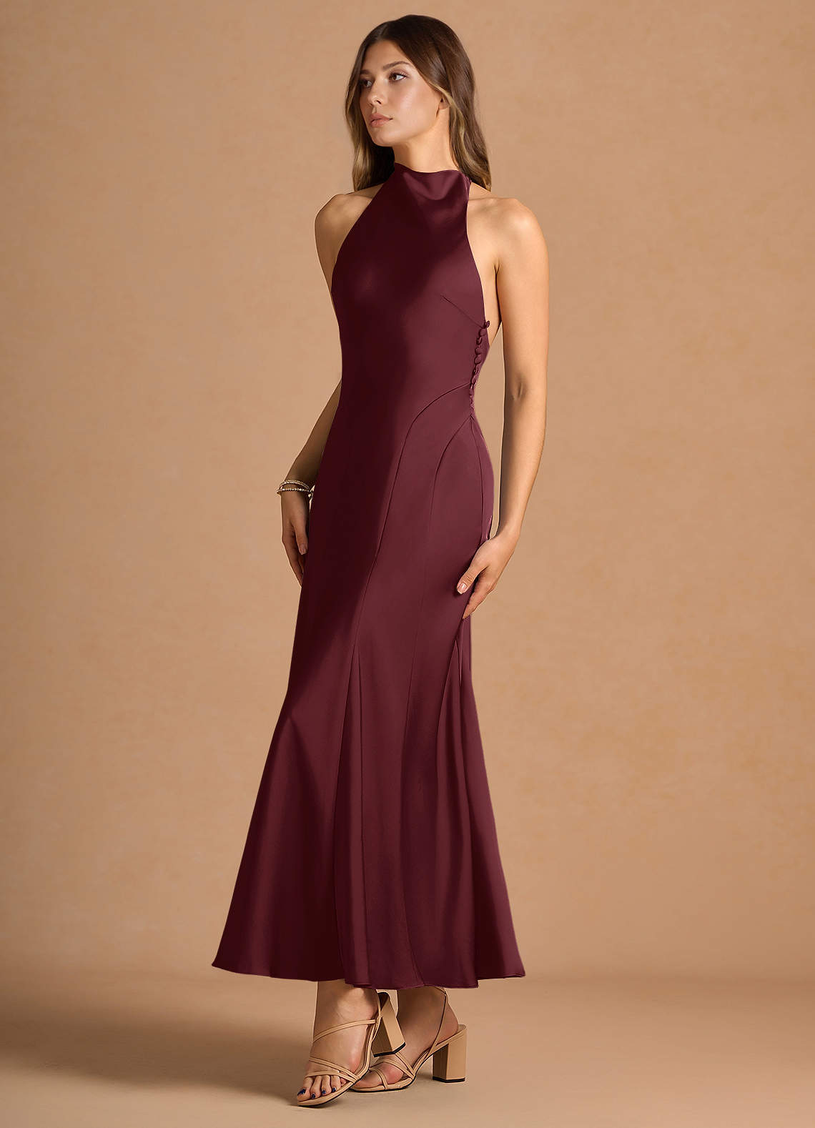 Diantha Cream Maxi Dress