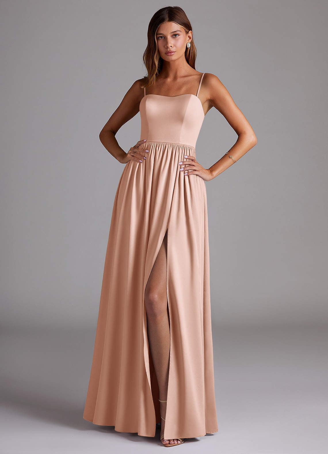 elyessen Calianna Black A-Line Off the Shoulder Stretch Satin Convertible Dress 4