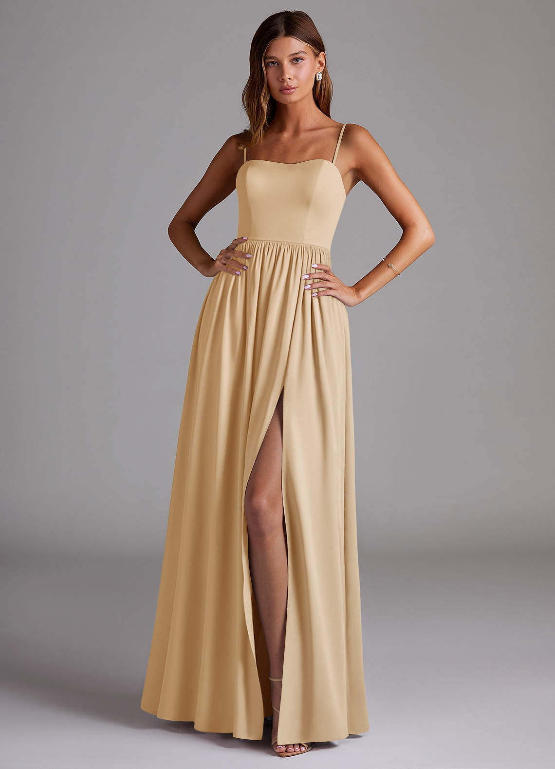 elyessen Calianna Black A-Line Off the Shoulder Stretch Satin Convertible Dress 6