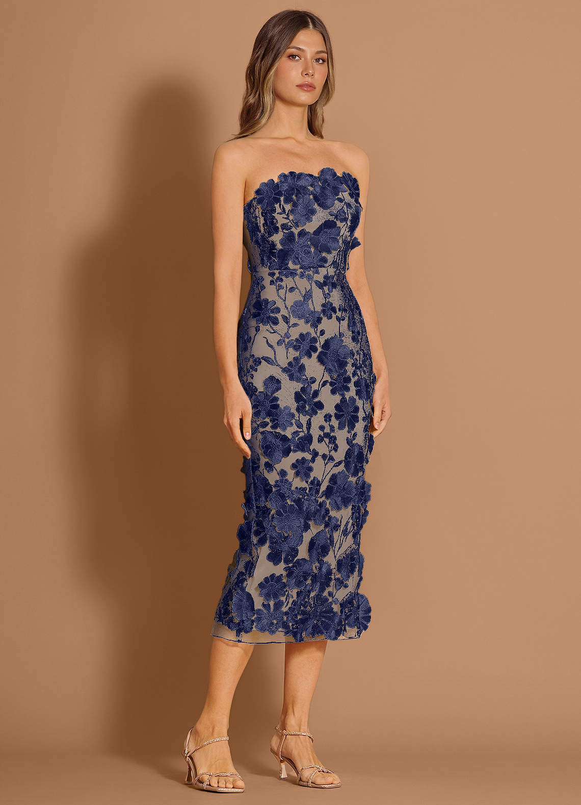 Della White Midi Dress