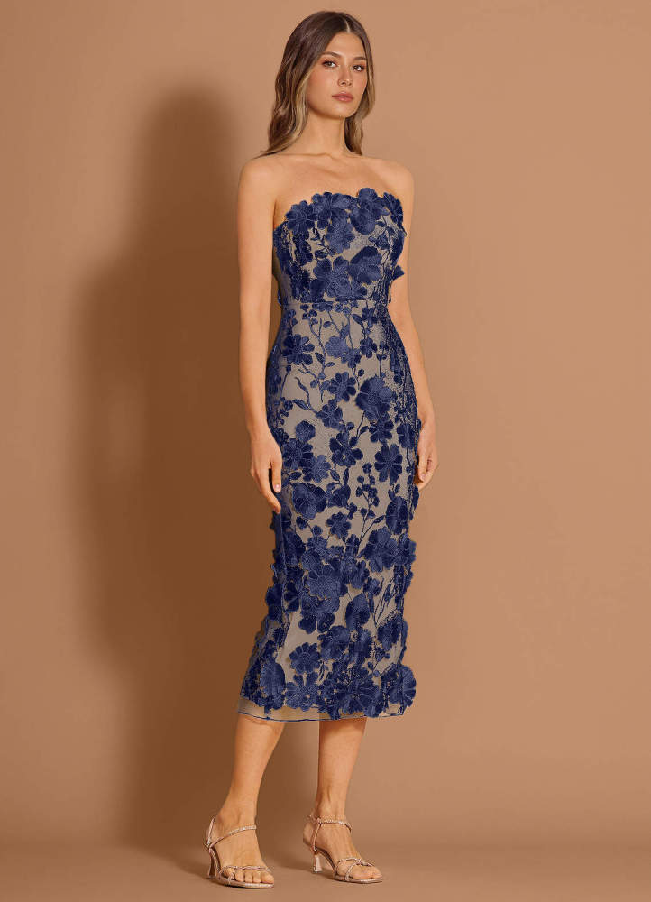 Della White Midi Dress