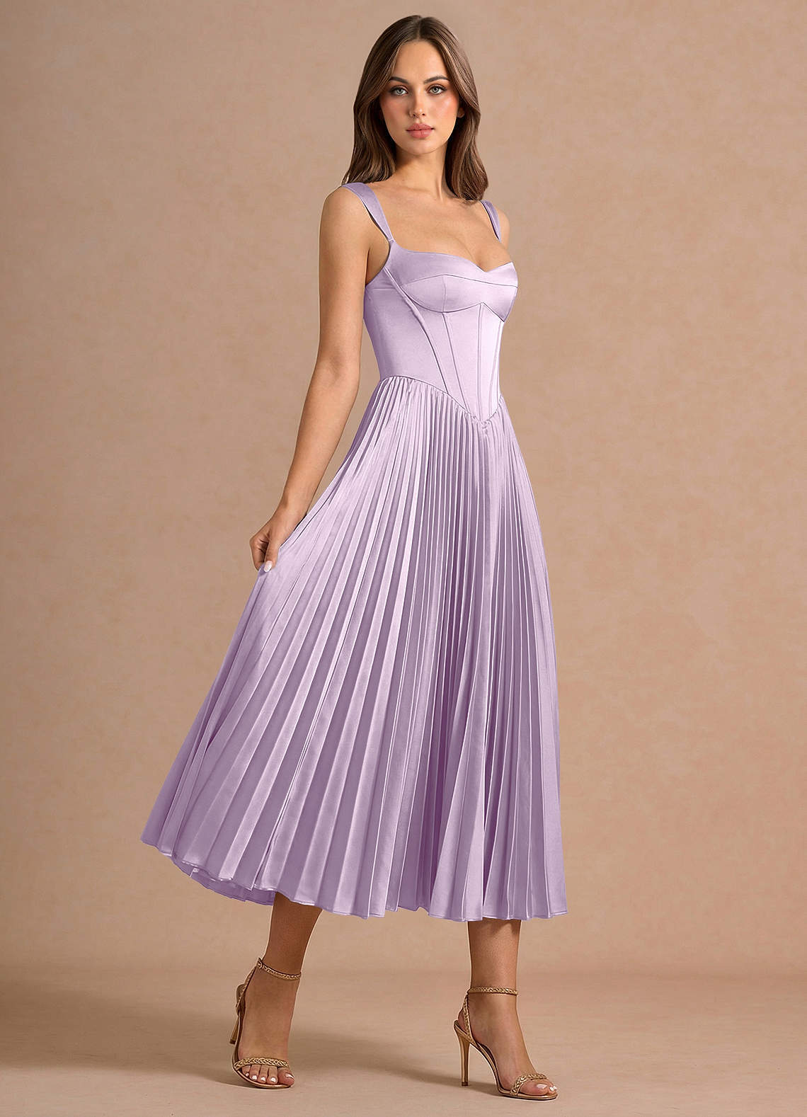 Avenelle Olive Mid Dress