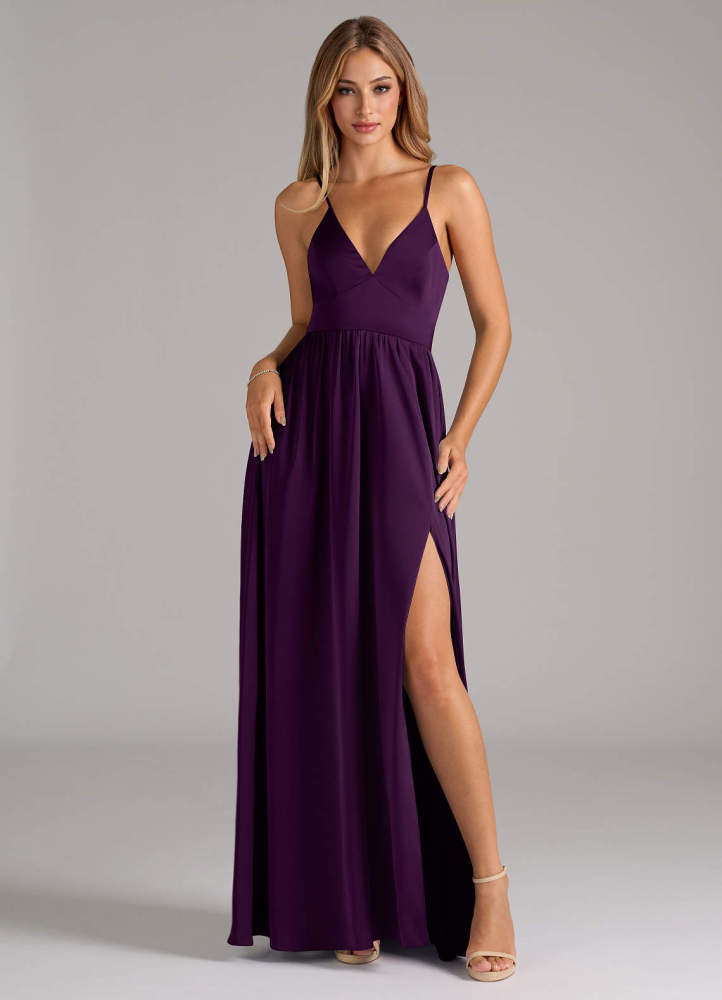 elyessen Aaida Dusty Sage A-Line Corset Stretch Satin Dress 5