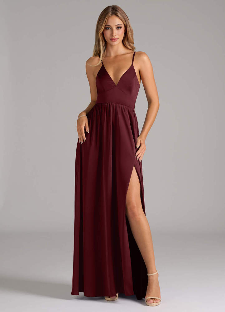 elyessen Aaida Dusty Sage A-Line Corset Stretch Satin Dress 6