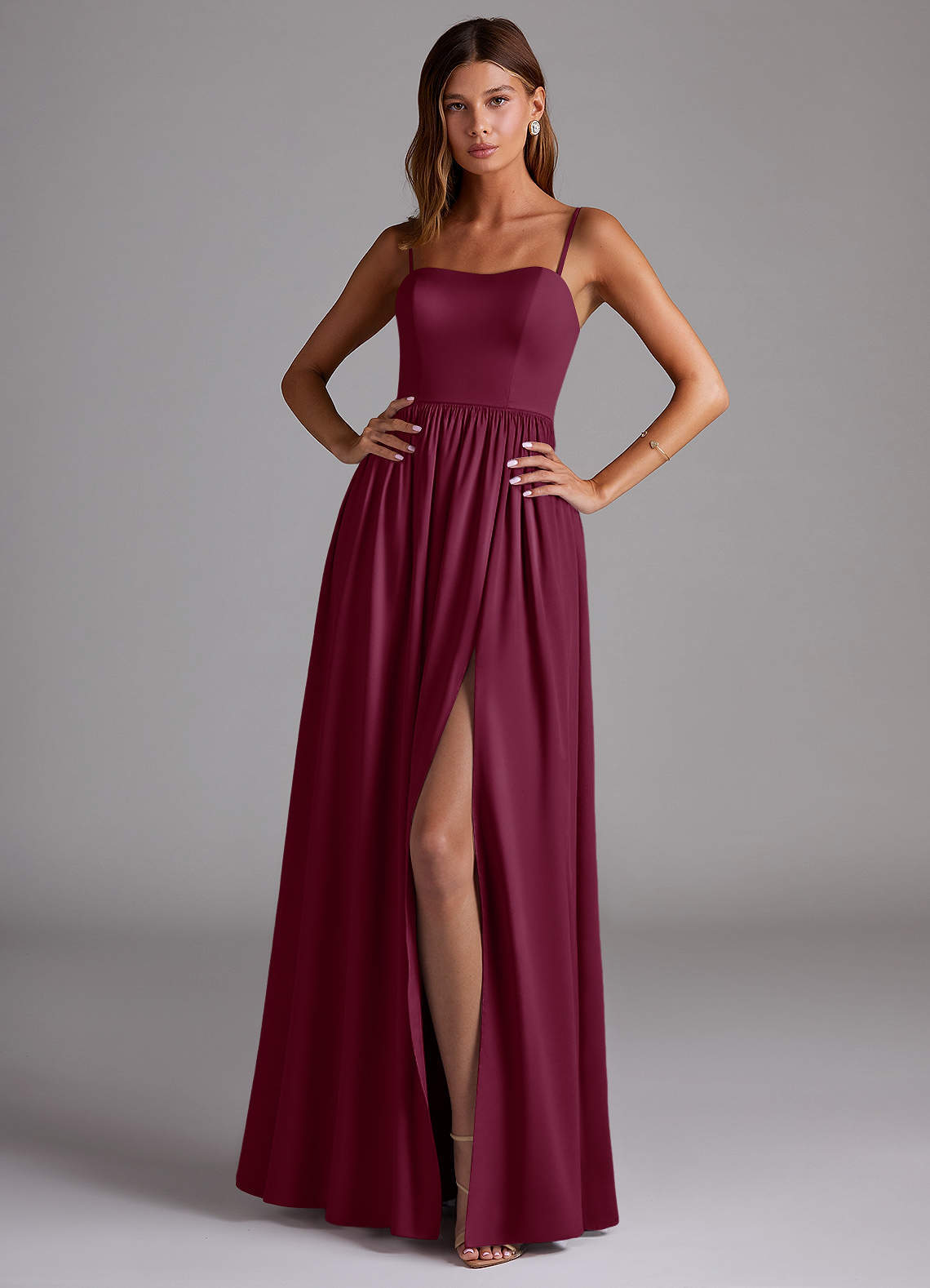 elyessen Calianna Black A-Line Off the Shoulder Stretch Satin Convertible Dress 5