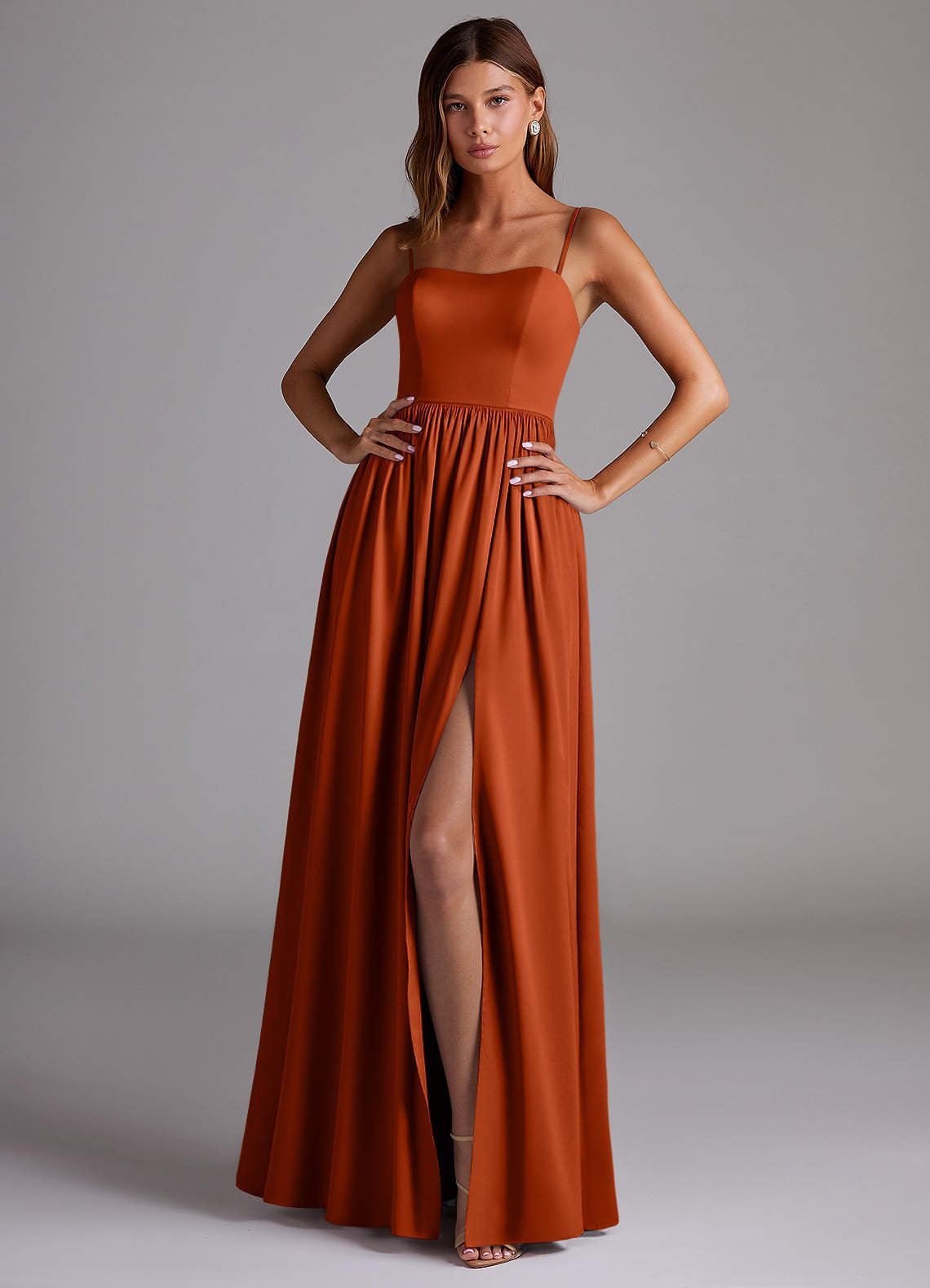elyessen Calianna Black A-Line Off the Shoulder Stretch Satin Convertible Dress 6