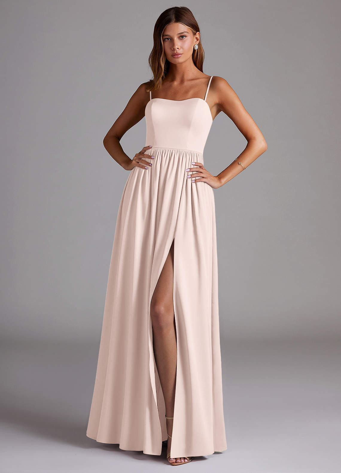 elyessen Calianna Black A-Line Off the Shoulder Stretch Satin Convertible Dress 3