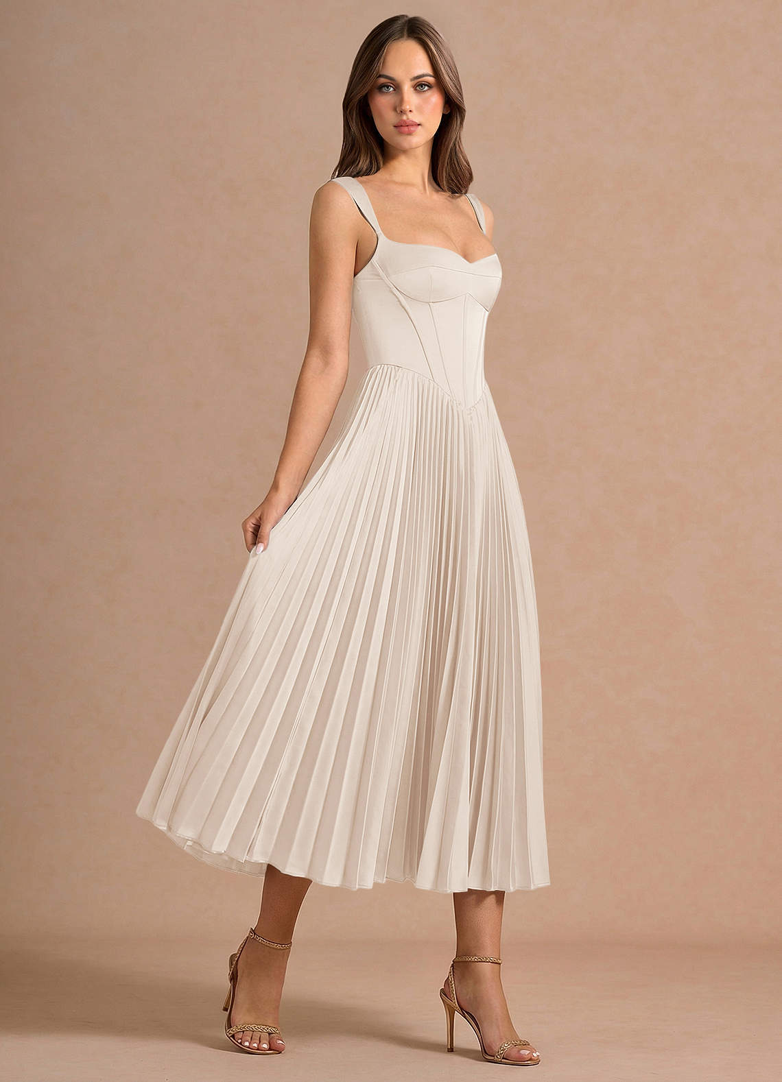 Avenelle Olive Mid Dress