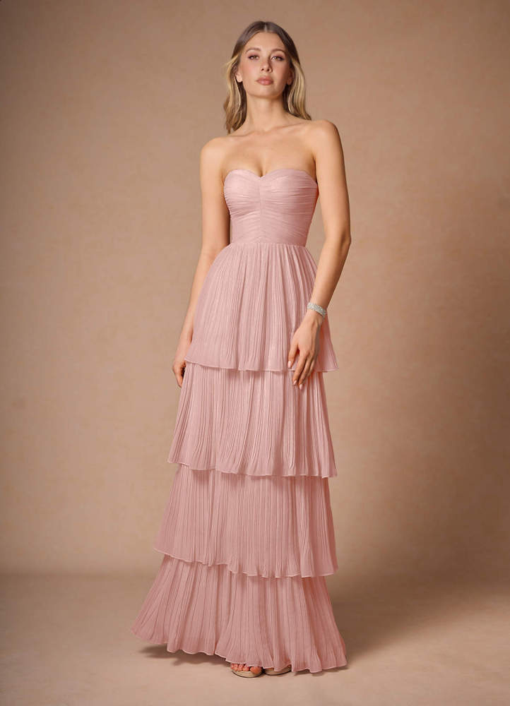 Isla Powder Pink Maxi Dress