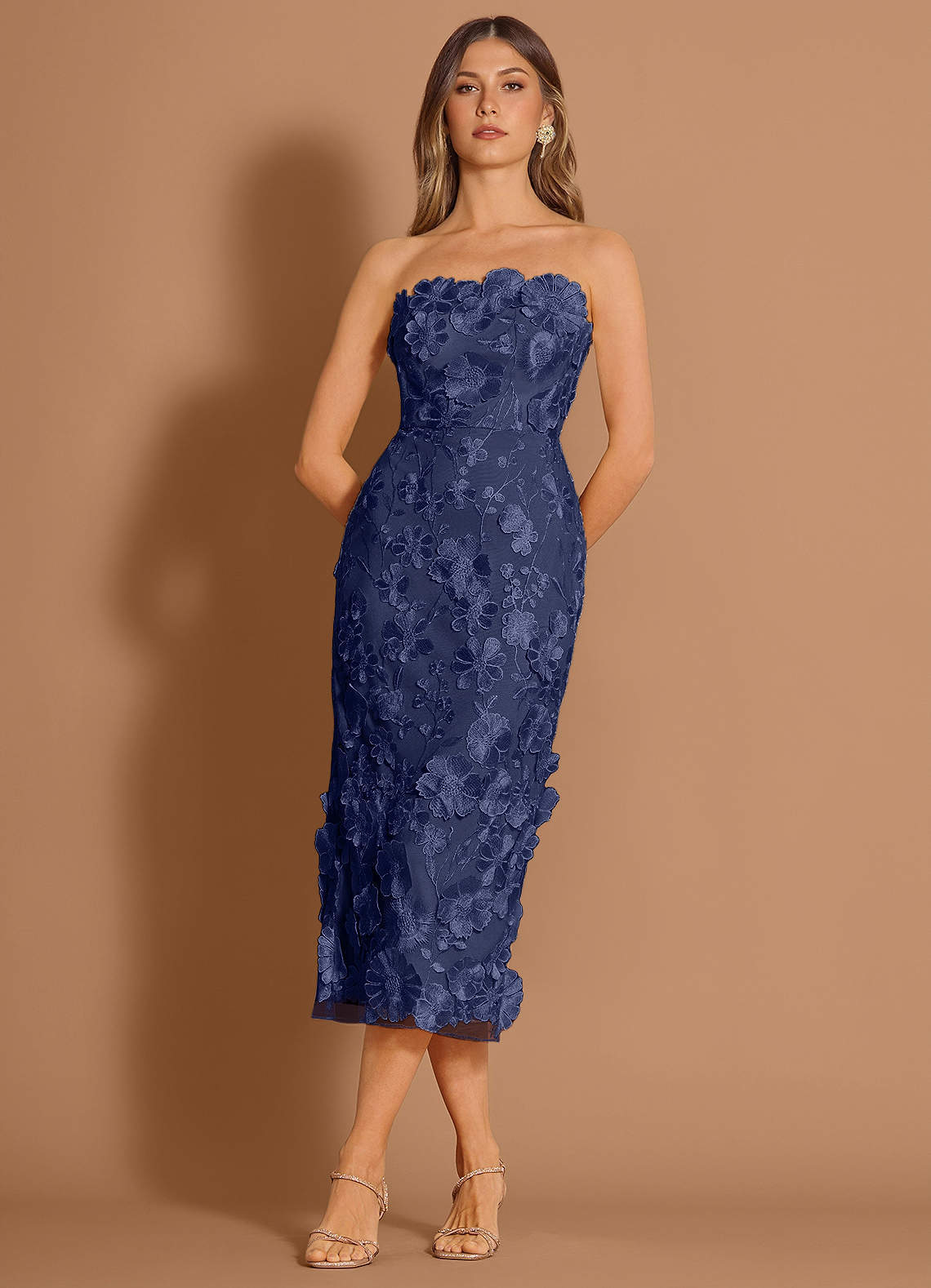 Della White Midi Dress