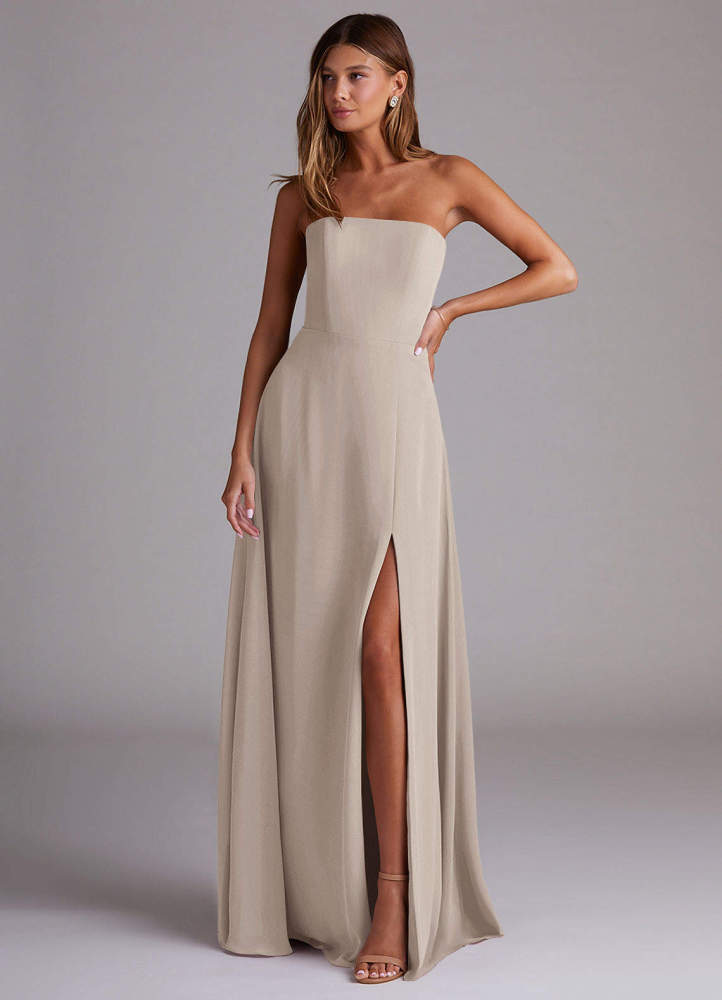 elyessen Wren Black A-Line Side Slit Chiffon Convertible Dress 9