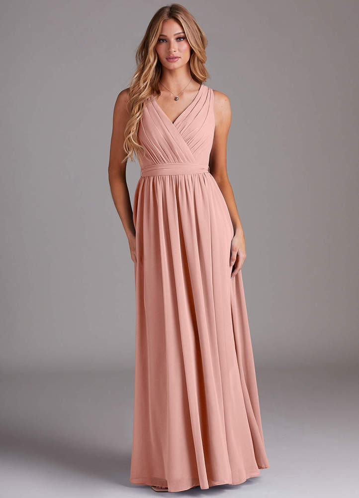 elyessen Kingsley Dusty Sage A-Line Lace Chiffon Dress 3