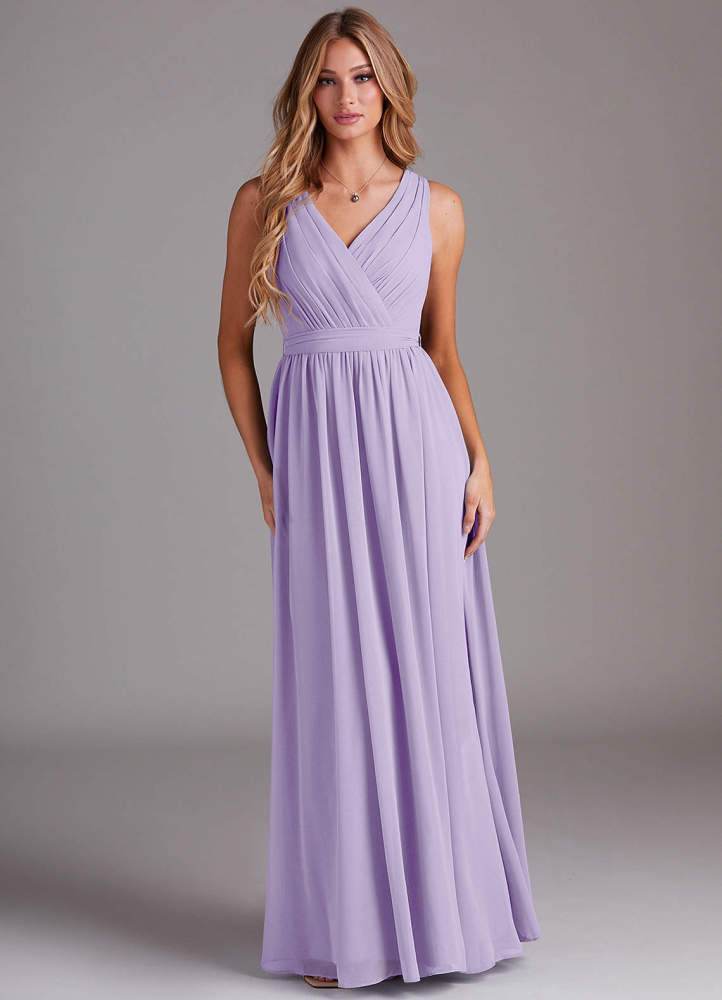 elyessen Kingsley Dusty Sage A-Line Lace Chiffon Dress 3