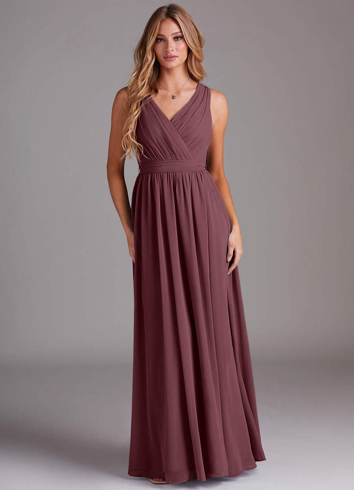 elyessen Kingsley Dusty Sage A-Line Lace Chiffon Dress 4