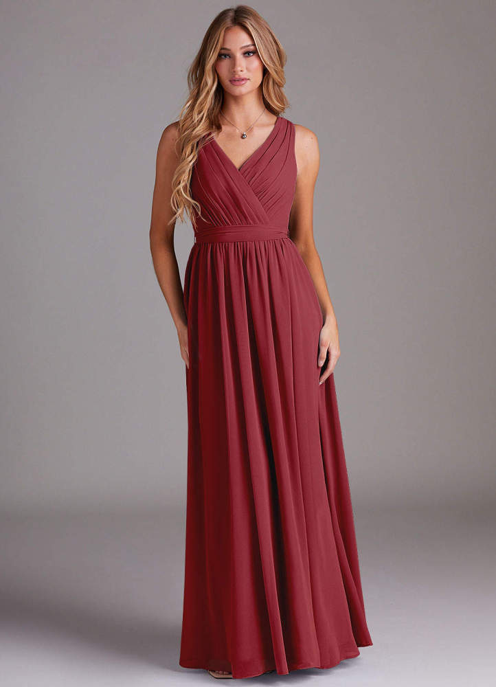 elyessen Kingsley Dusty Sage A-Line Lace Chiffon Dress 4