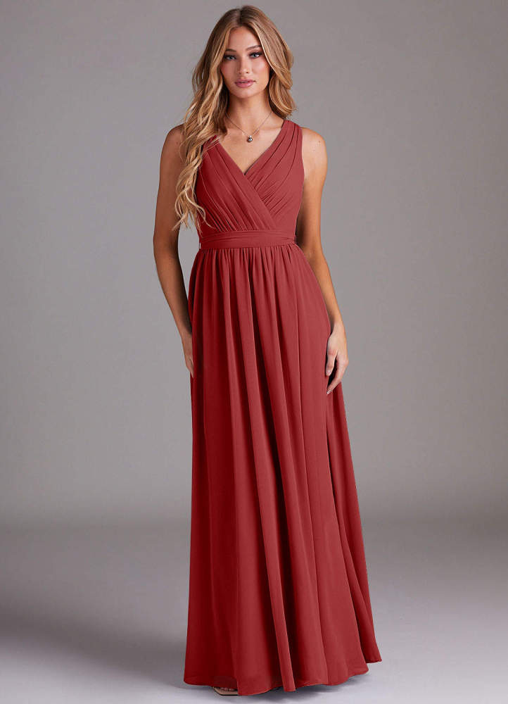 elyessen Kingsley Dusty Sage A-Line Lace Chiffon Dress 4