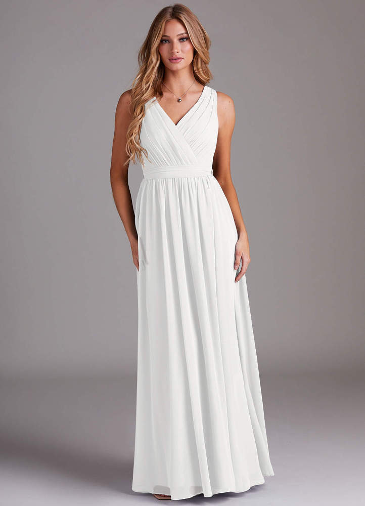 elyessen Kingsley Dusty Sage A-Line Lace Chiffon Dress 5