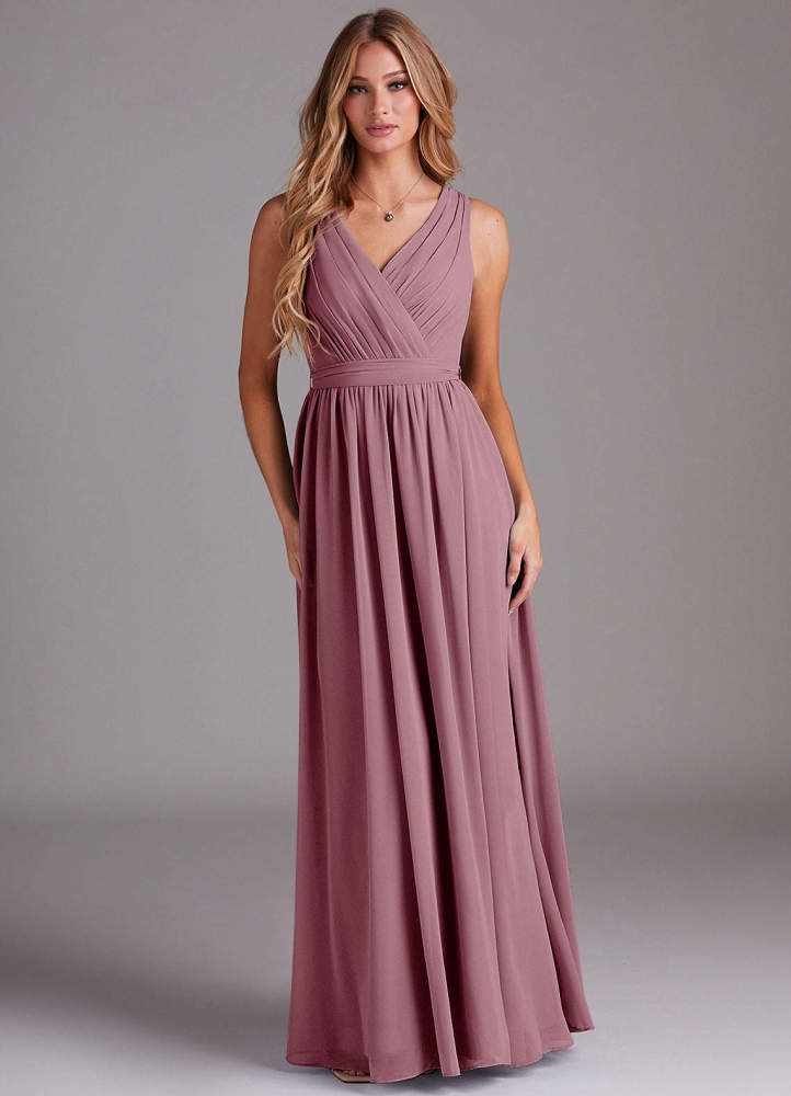 elyessen Kingsley Dusty Sage A-Line Lace Chiffon Dress 4