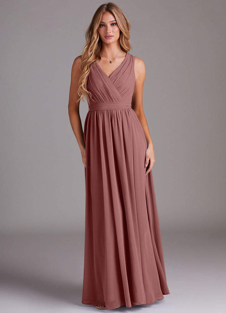 elyessen Kingsley Dusty Sage A-Line Lace Chiffon Dress 4