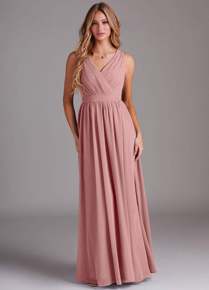 elyessen Kingsley Dusty Sage A-Line Lace Chiffon Dress 3