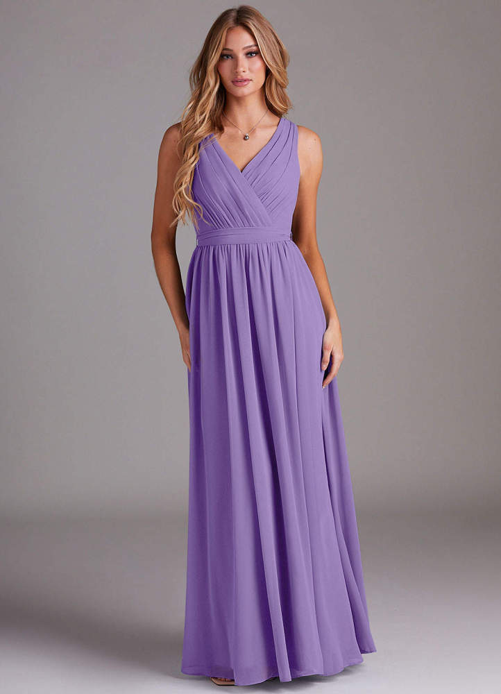 elyessen Kingsley Dusty Sage A-Line Lace Chiffon Dress 3