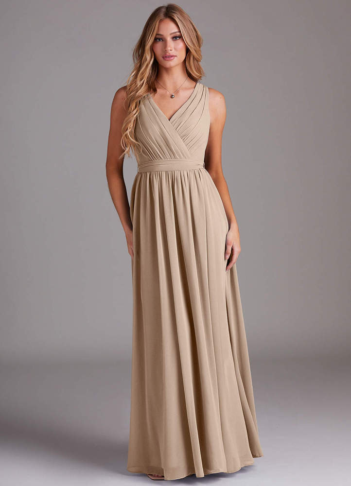 elyessen Kingsley Dusty Sage A-Line Lace Chiffon Dress 5