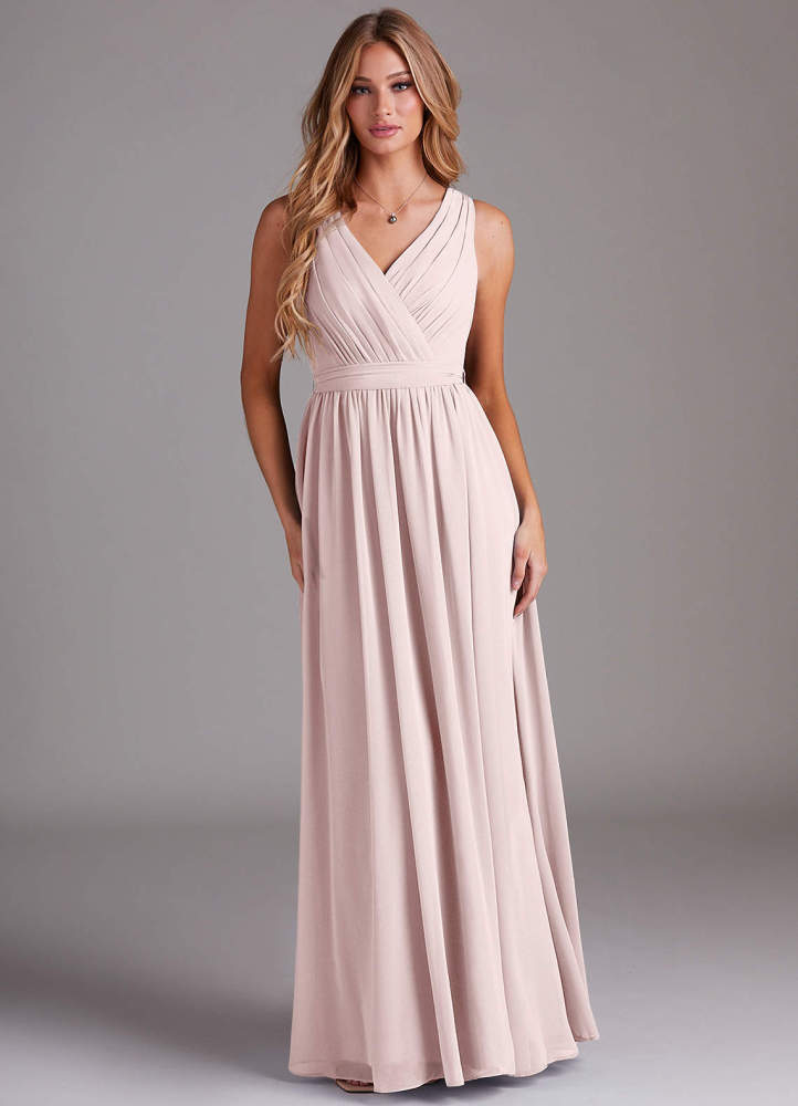 elyessen Kingsley Dusty Sage A-Line Lace Chiffon Dress 3