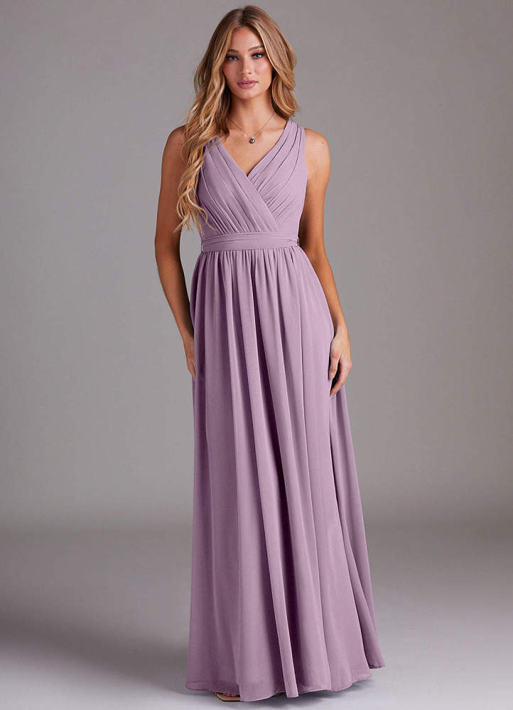 elyessen Kingsley Dusty Sage A-Line Lace Chiffon Dress 3