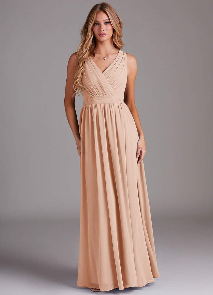 elyessen Kingsley Dusty Sage A-Line Lace Chiffon Dress 3
