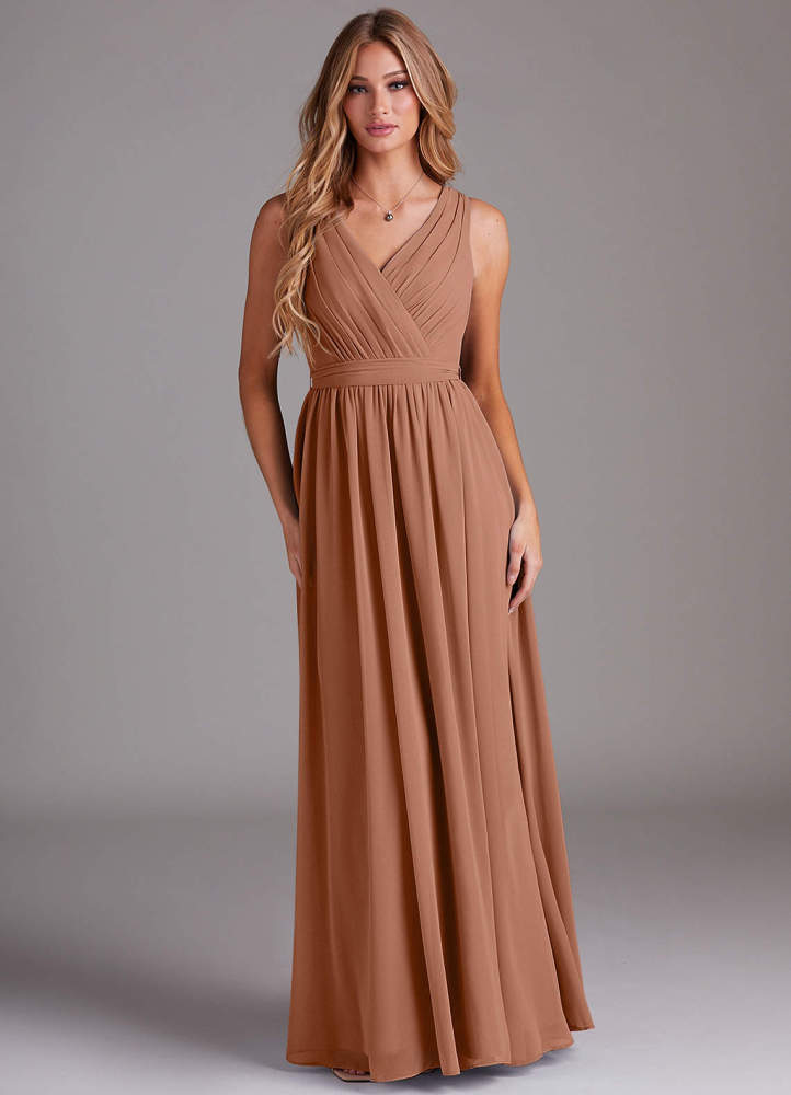 elyessen Kingsley Dusty Sage A-Line Lace Chiffon Dress 5