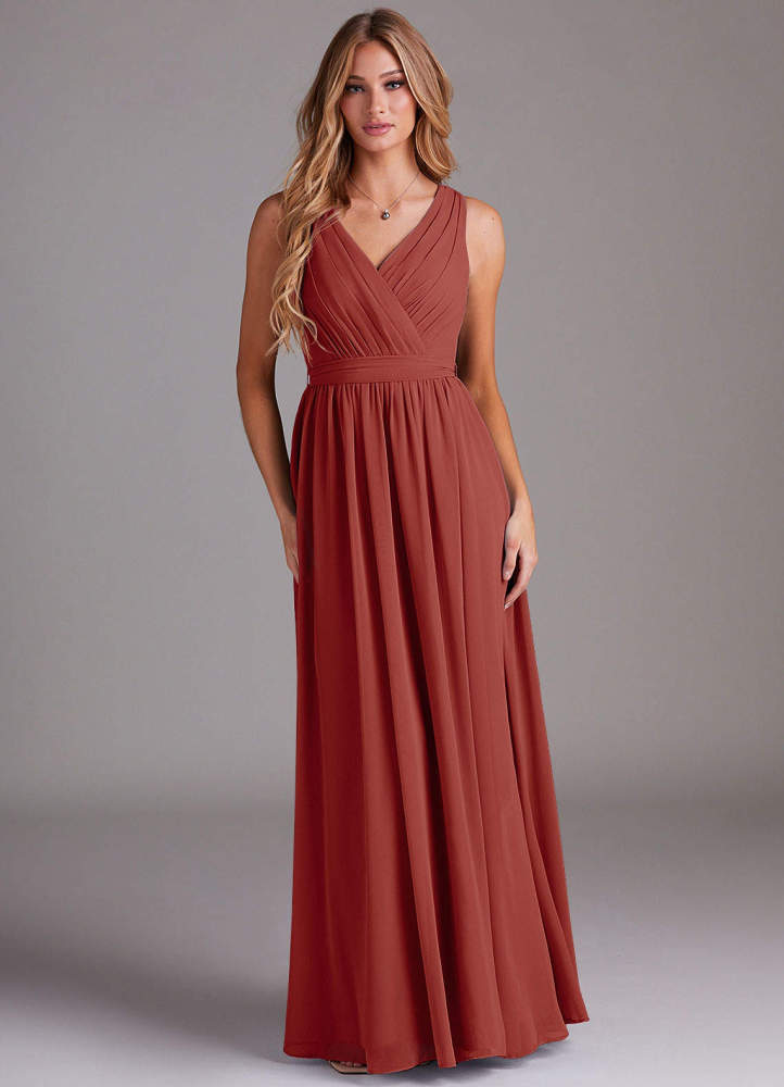 elyessen Kingsley Dusty Sage A-Line Lace Chiffon Dress 4