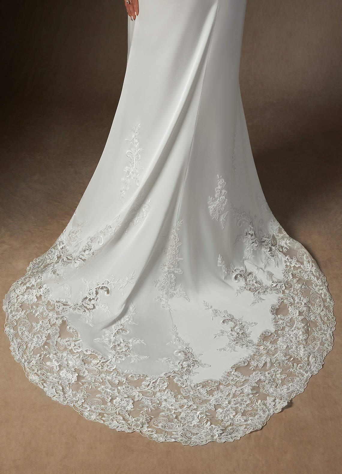 elyessen Eliora Stretch Diamond White Fit and Flare Stretch Satin Dress
