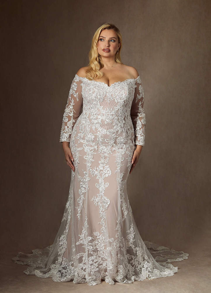elyessen  Diamond White Mermaid Sequins Tulle Dress