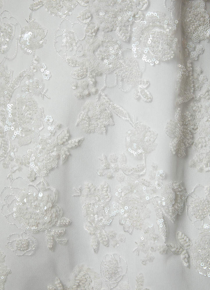 elyessen Atila Diamond White A-Line Lace Dress