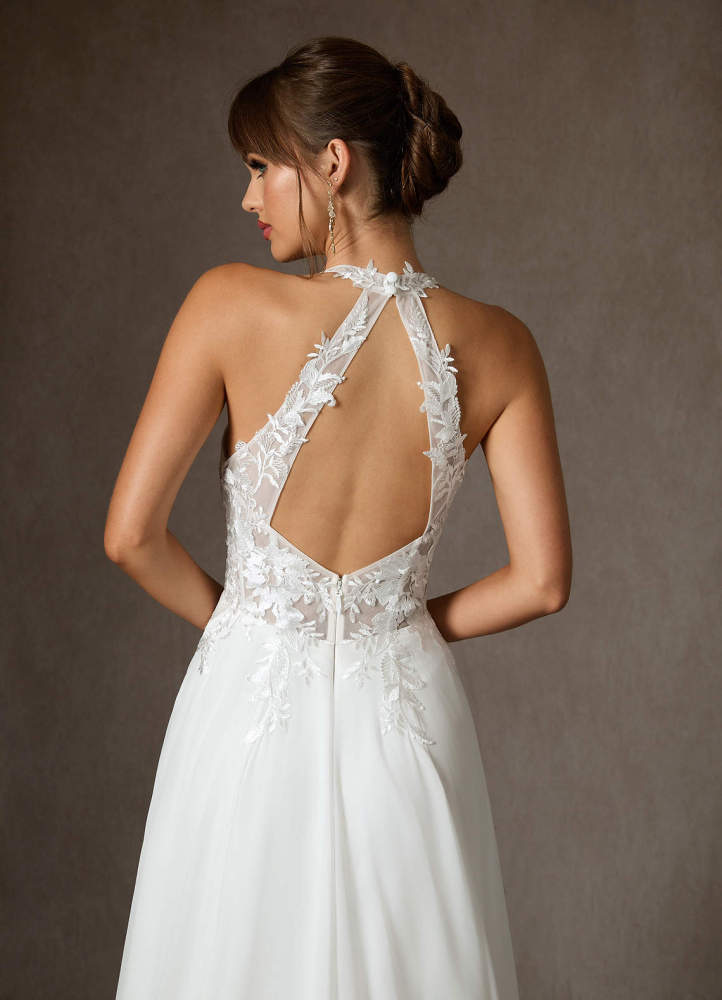 elyessen Sonia Diamond White A-Line Lace Dress