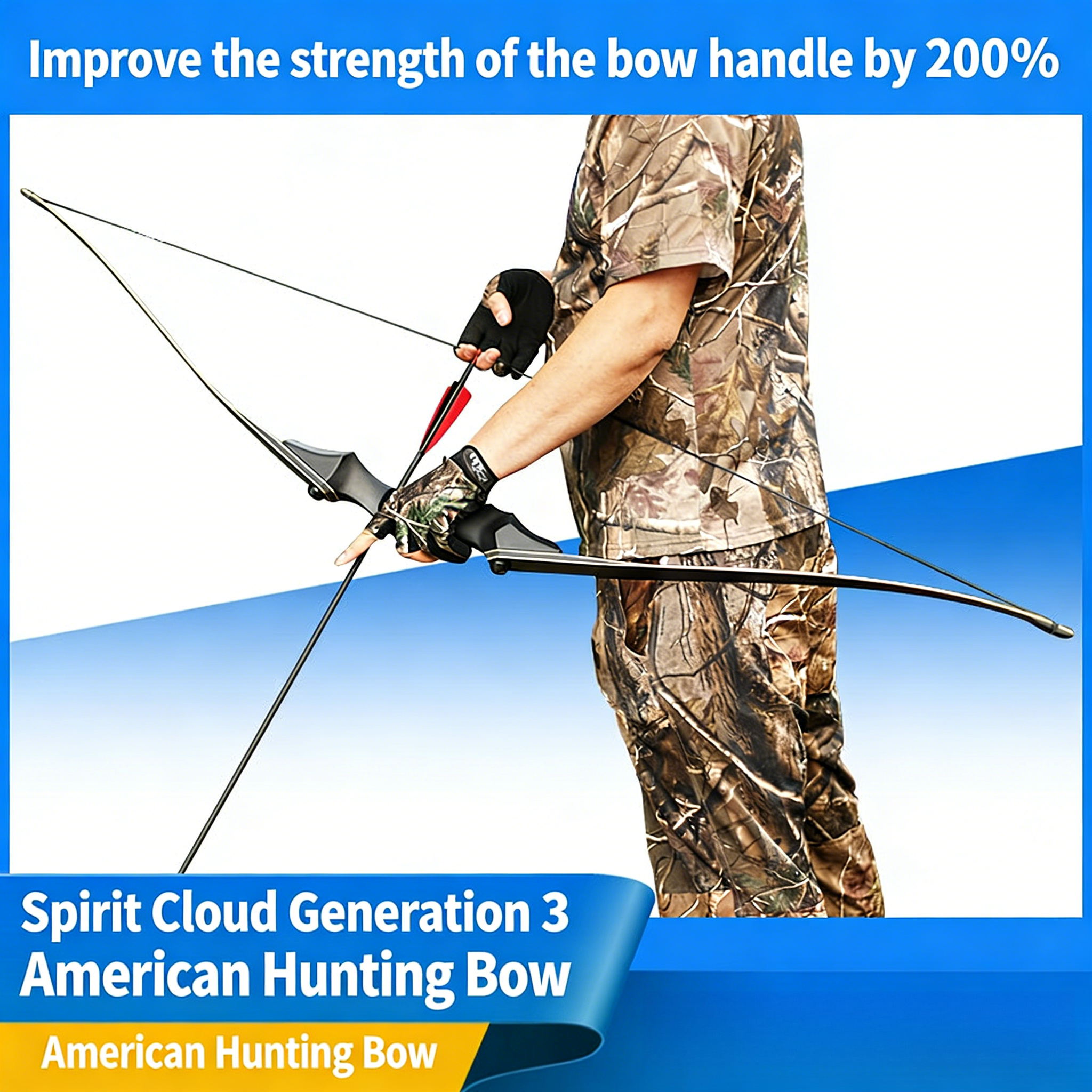 Junxing Lingyun 3rd Generation American Hunting Bow, Recurve Archery, Professional Shooting Steel Ball Compound Bow, American Hunting Bow