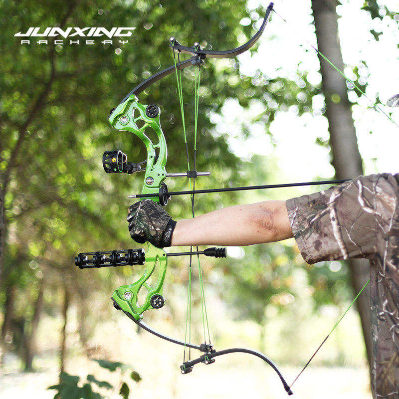 Junxing Oneida Eagle Bow, Compound Bow, Recurve Bow, American Hunting Bow, Barebow, Archery Shooting Kit, American Hunting Bow