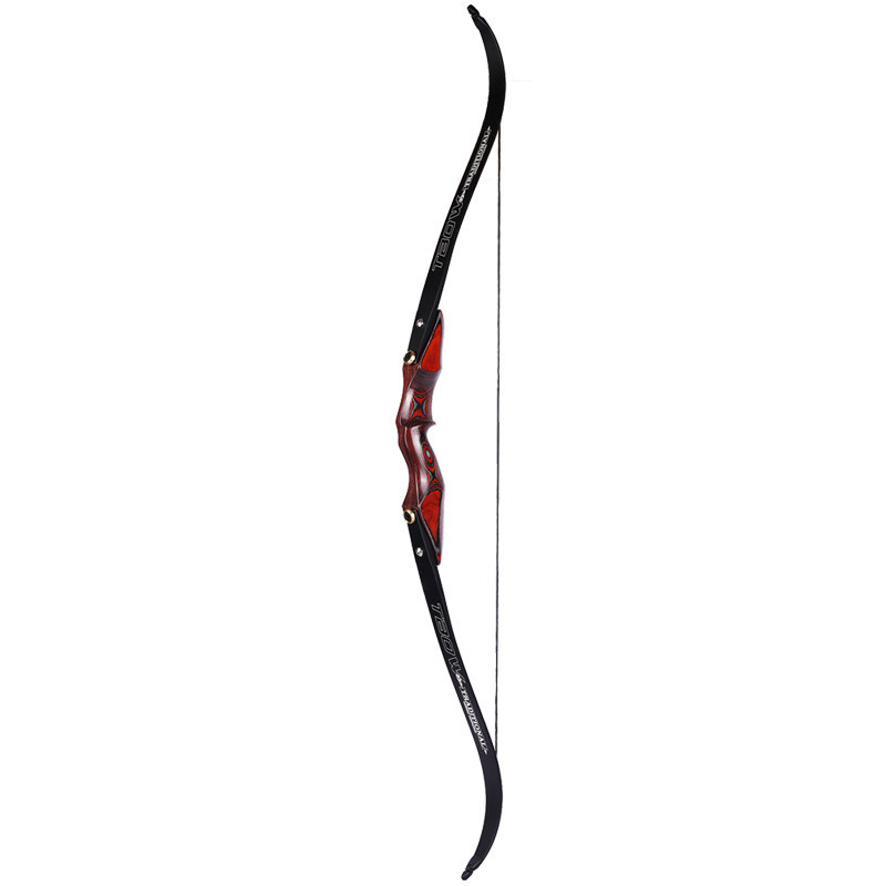 Junxing Black Widow American Hunting Bow, Archery, Barebow, Outdoor Archery, Compound Bow, Pulley Bow, Competitive Shooting Recurve Bow