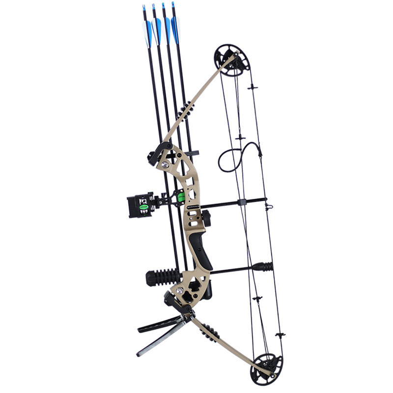 Junxing Battleship PRO Dual-Purpose Steel Ball Compound Bow, Adult High-Precision Slingshot & Outdoor Recurve Bow for Target Shooting Archery