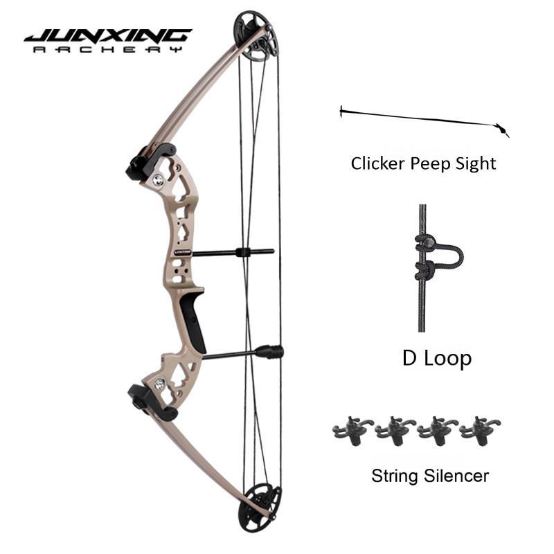 Junxing Battleship PRO Dual-Purpose Steel Ball Compound Bow, Adult High-Precision Slingshot & Outdoor Recurve Bow for Target Shooting Archery
