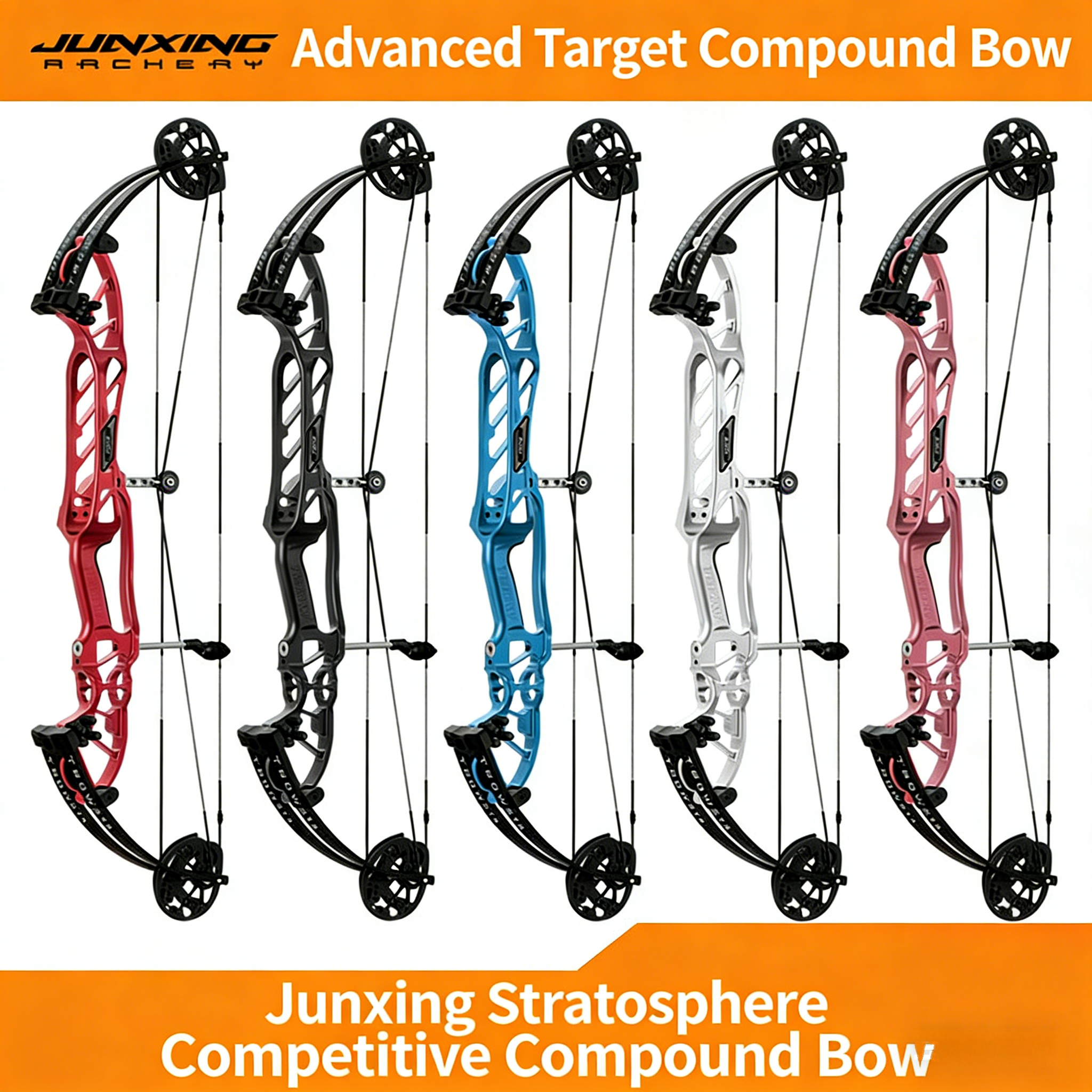 Junxing Stratosphere Hoyt Competitive Target Shooting Compound Bow Archery Kit for Professional Competition Shooting Training
