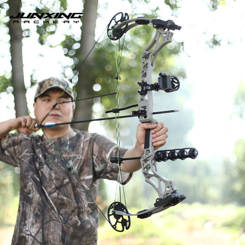 Junxing Longzhua X8 PRO Dual-Purpose Steel Ball Compound Bow Archery Kit, Pulley Recurve Bow & Outdoor Compound Bow