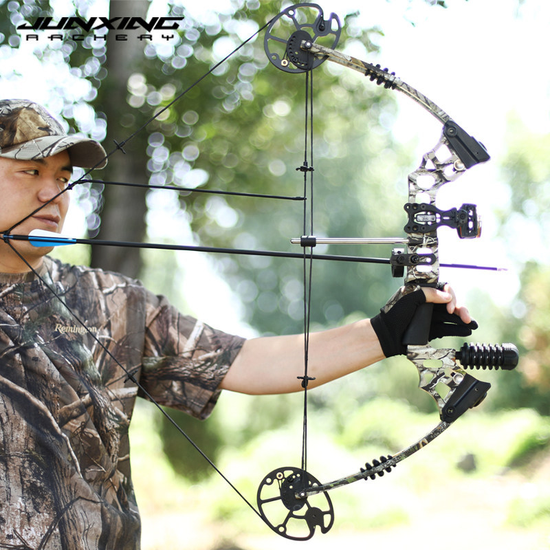 Junxing Dream Compound Bow Archery Shooting Outdoor Kit, Dual-Purpose Recurve Bow & American Hunting Pulley Bow for Competition