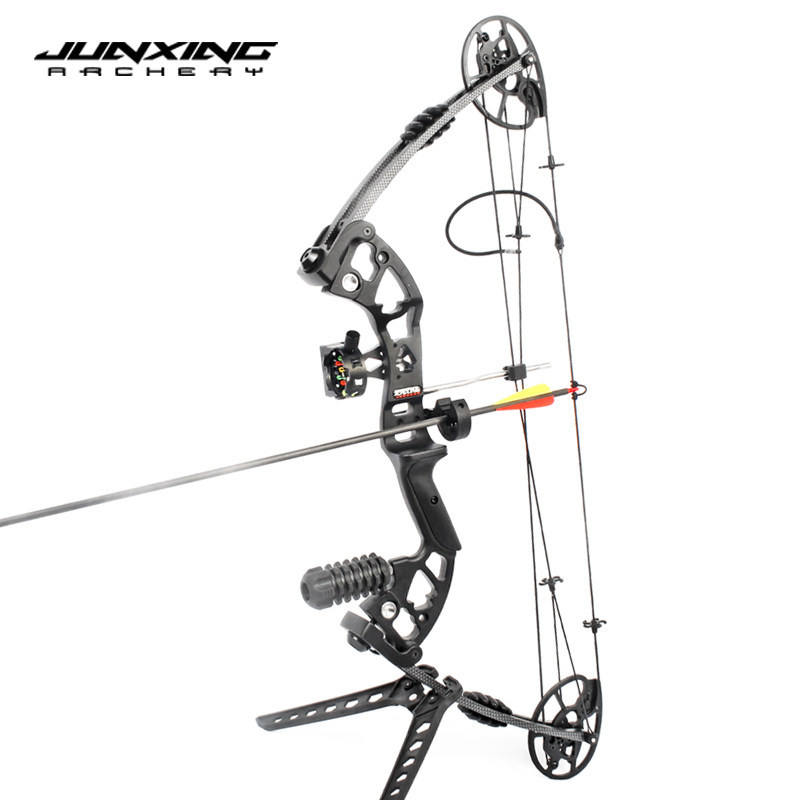 Junxing Battleship Compound Bow Archery Shooting Kit, High-Precision Pulley Bow for Professional Competition & Outdoor Shooting