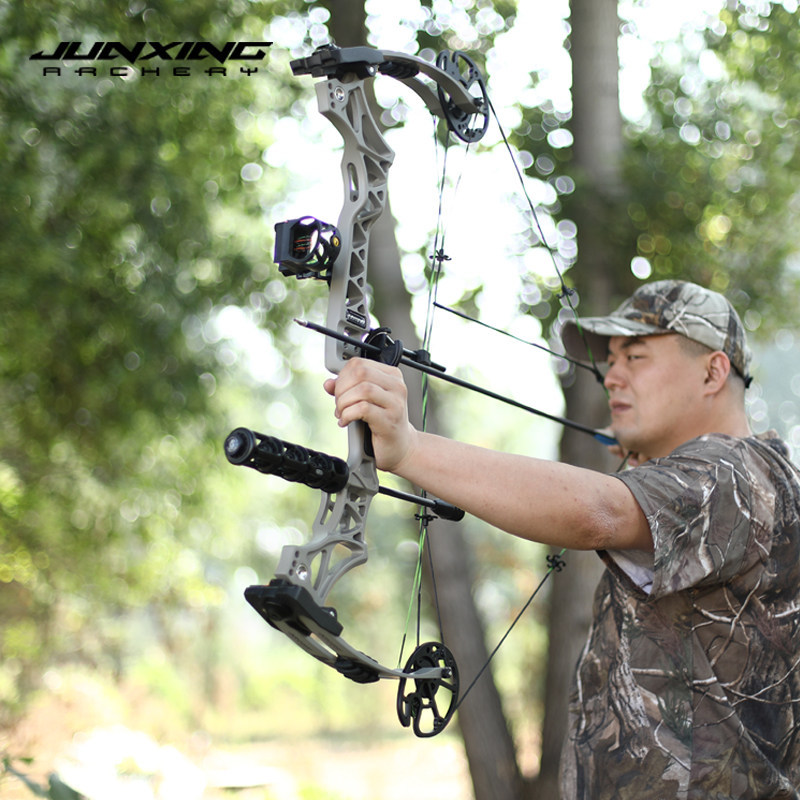 Junxing Longzhua X8 PRO Dual-Purpose Steel Ball Compound Bow Archery Kit, Pulley Recurve Bow & Outdoor Compound Bow