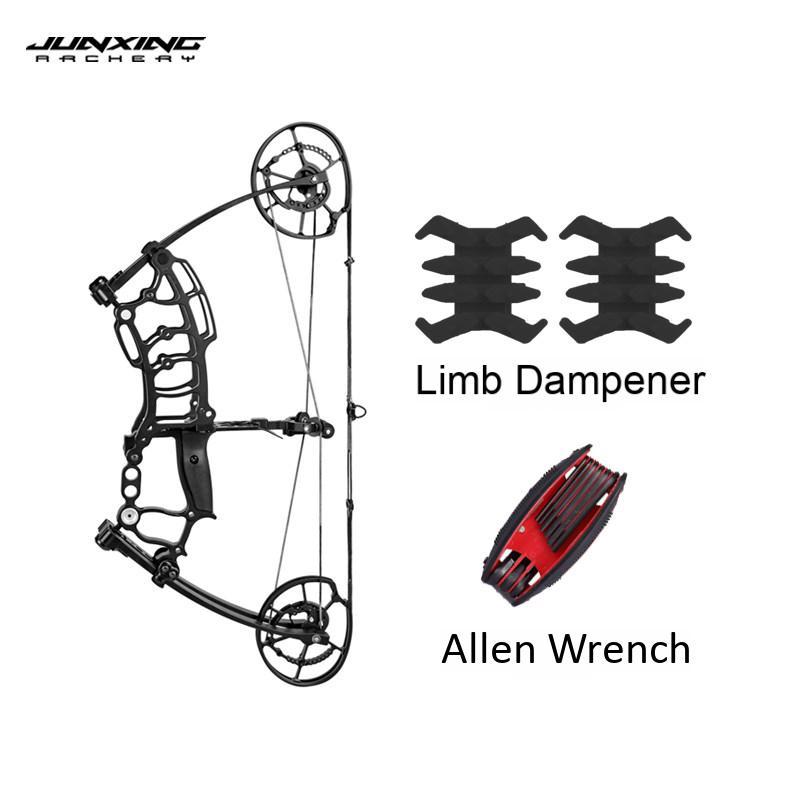 Junxing Eugun Dual-Purpose Steel Ball Compound Bow & Jungun Bow, Archery Shooting Competition & Outdoor Short Axle Slingshot