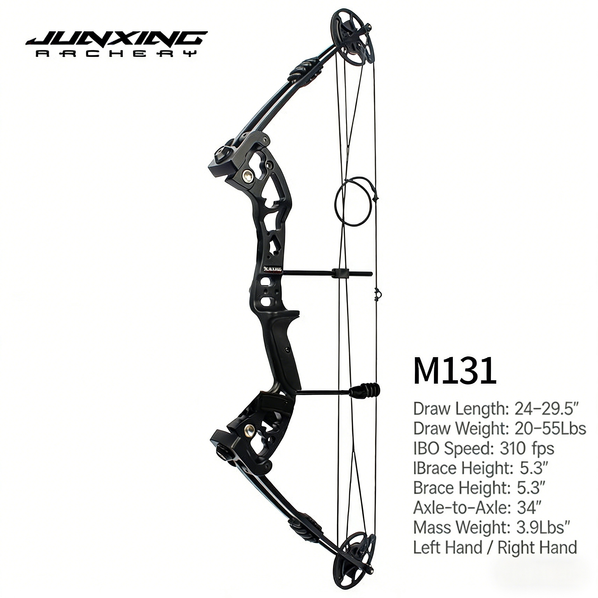Junxing Battleship Compound Bow Archery Shooting Kit, High-Precision Pulley Bow for Professional Competition & Outdoor Shooting